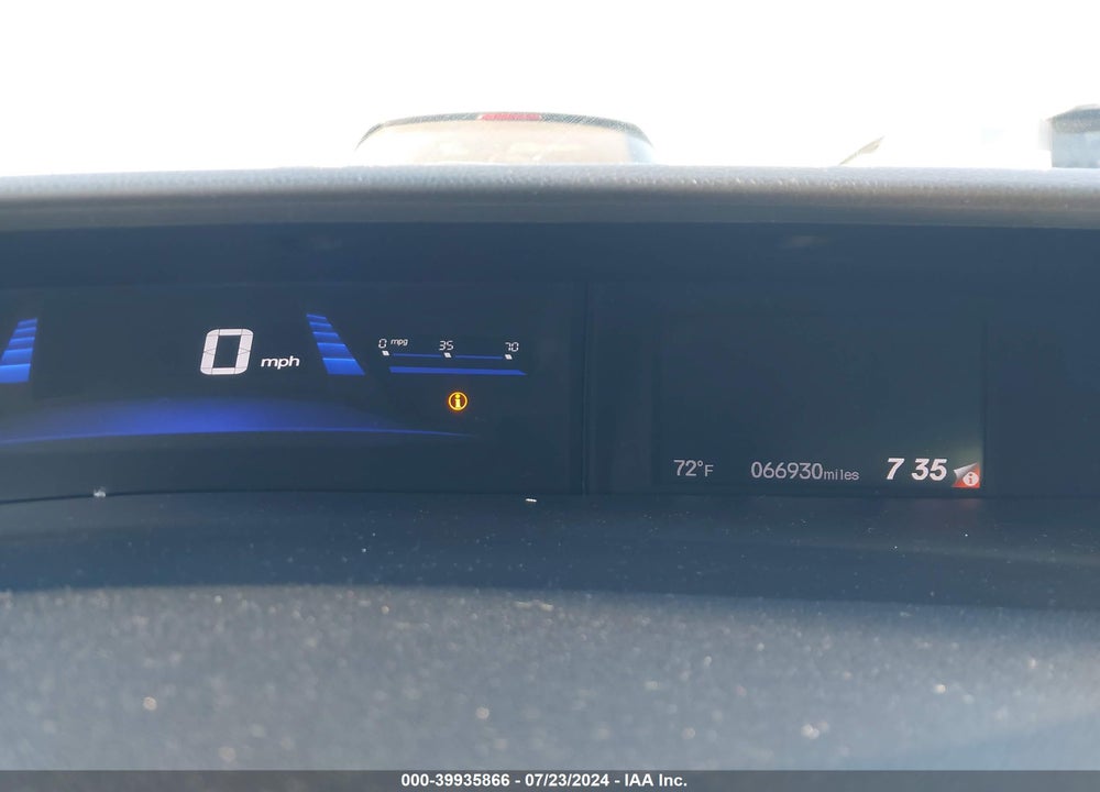 2013 HONDA CIVIC LX VIN: 19XFB2F52DE251733