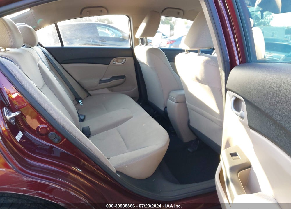 2013 HONDA CIVIC LX VIN: 19XFB2F52DE251733