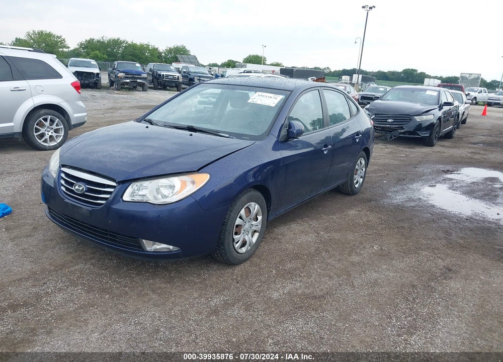 2010 HYUNDAI ELANTRA GLS VIN: KMHDU4AD2AU887153