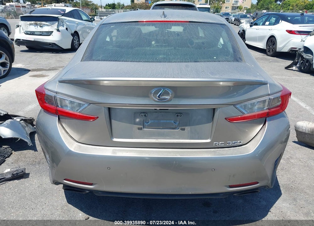 2015 LEXUS RC 350 VIN: JTHHE5BC4F5003471