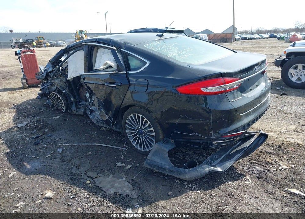 2017 FORD FUSION SE VIN: 3FA6P0T91HR139569