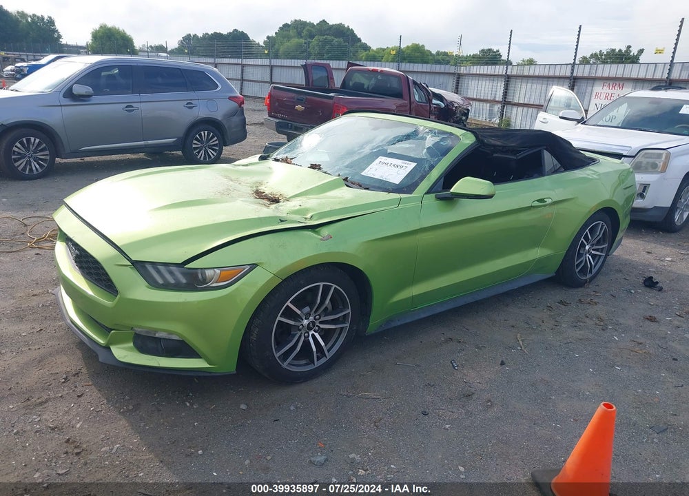 2017 FORD MUSTANG ECOBOOST PREMIUM VIN: 1FATP8UH9H5287480
