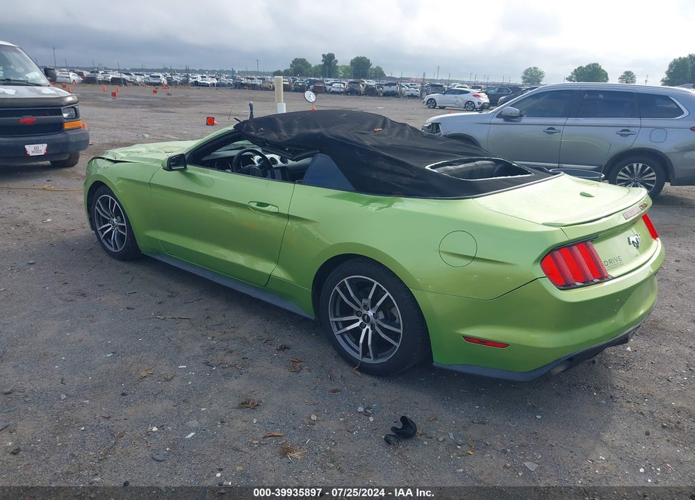 2017 FORD MUSTANG ECOBOOST PREMIUM VIN: 1FATP8UH9H5287480