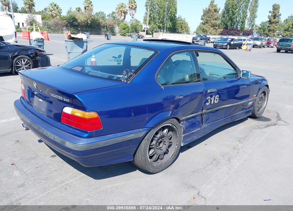 1998 BMW 328IS VIN: WBABG1325WET06546
