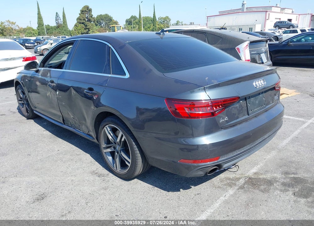 2018 AUDI A4 2.0T PREMIUM/2.0T TECH PREMIUM VIN: WAUENAF40JA143238