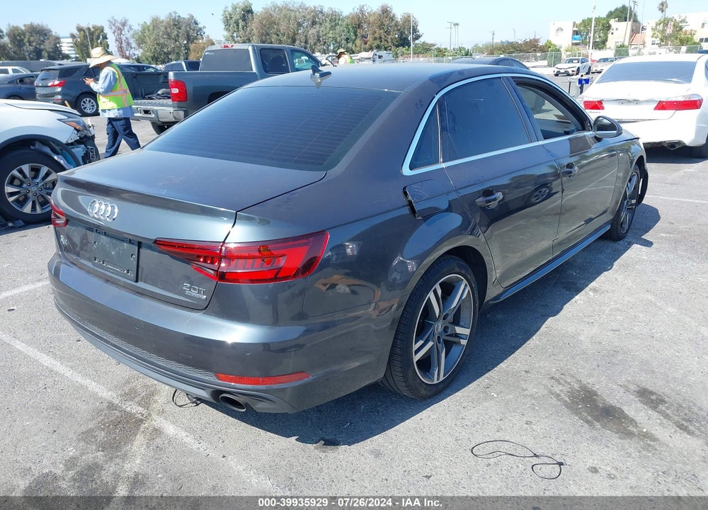 2018 AUDI A4 2.0T PREMIUM/2.0T TECH PREMIUM VIN: WAUENAF40JA143238