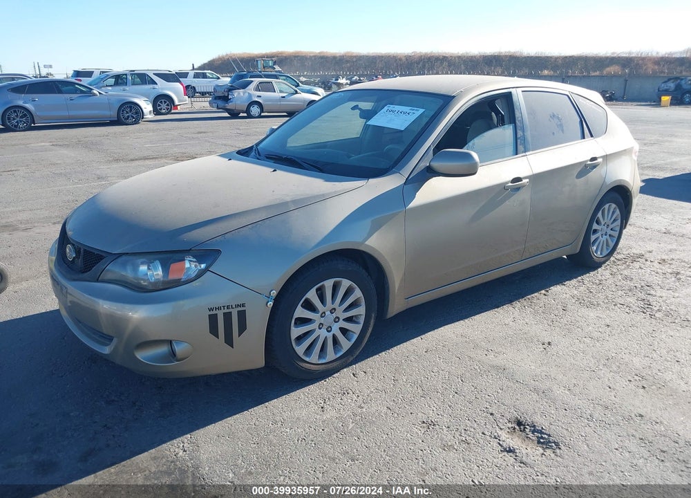 2008 SUBARU IMPREZA 2.5I VIN: JF1GH616X8H814186