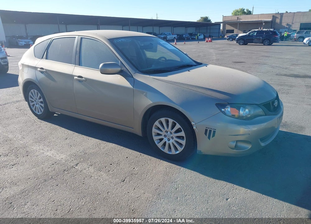 2008 SUBARU IMPREZA 2.5I VIN: JF1GH616X8H814186