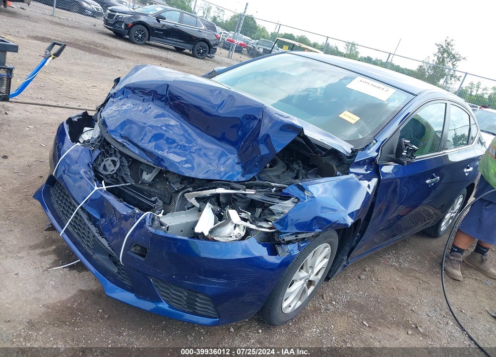2019 NISSAN SENTRA SV VIN: 3N1AB7AP0KY379502