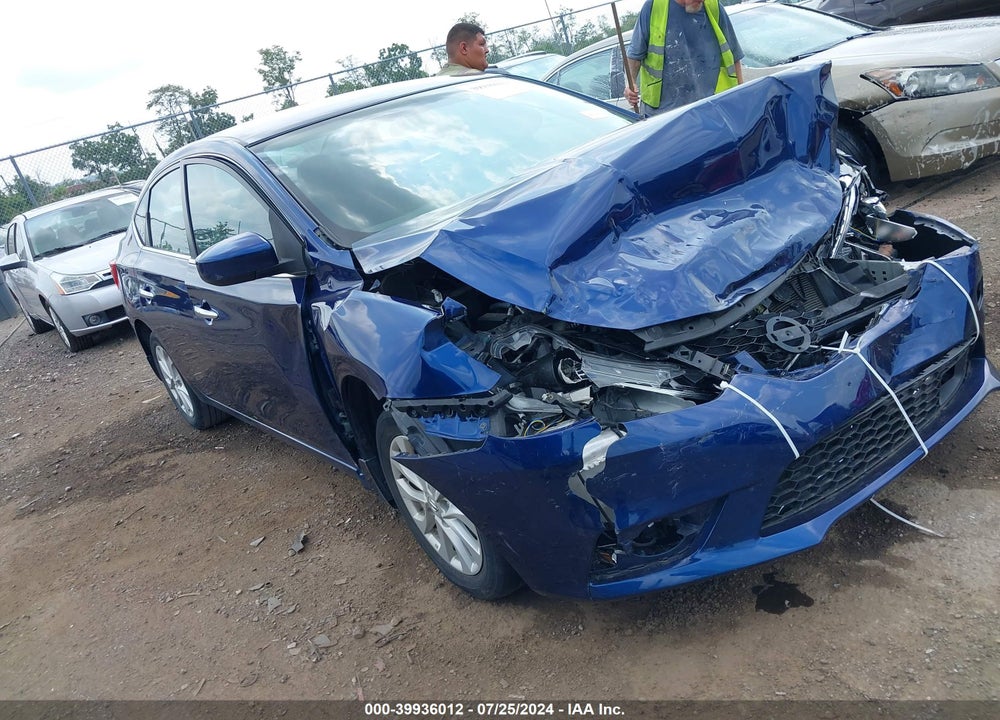 2019 NISSAN SENTRA SV VIN: 3N1AB7AP0KY379502