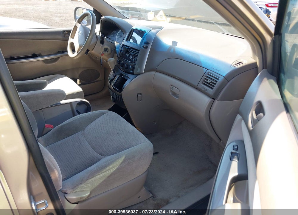 2007 TOYOTA SIENNA CE VIN: 5TDZK23C37S004876