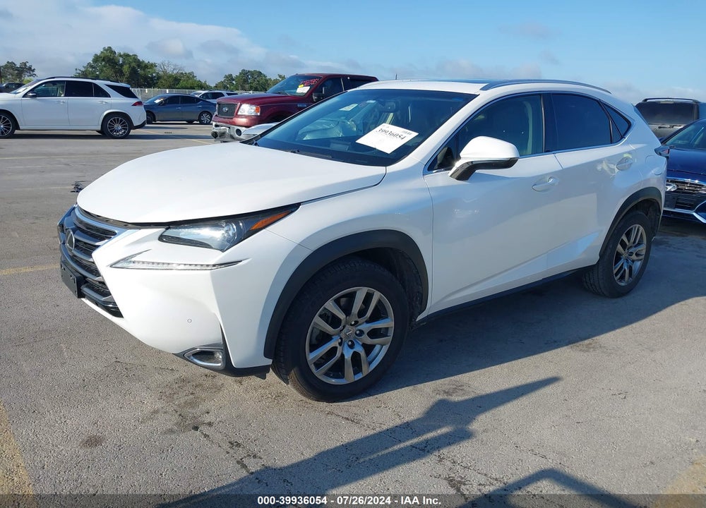 2016 LEXUS NX 200T VIN: JTJYARBZ3G2044909