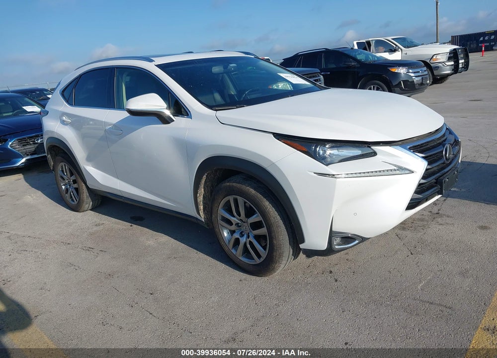 2016 LEXUS NX 200T VIN: JTJYARBZ3G2044909