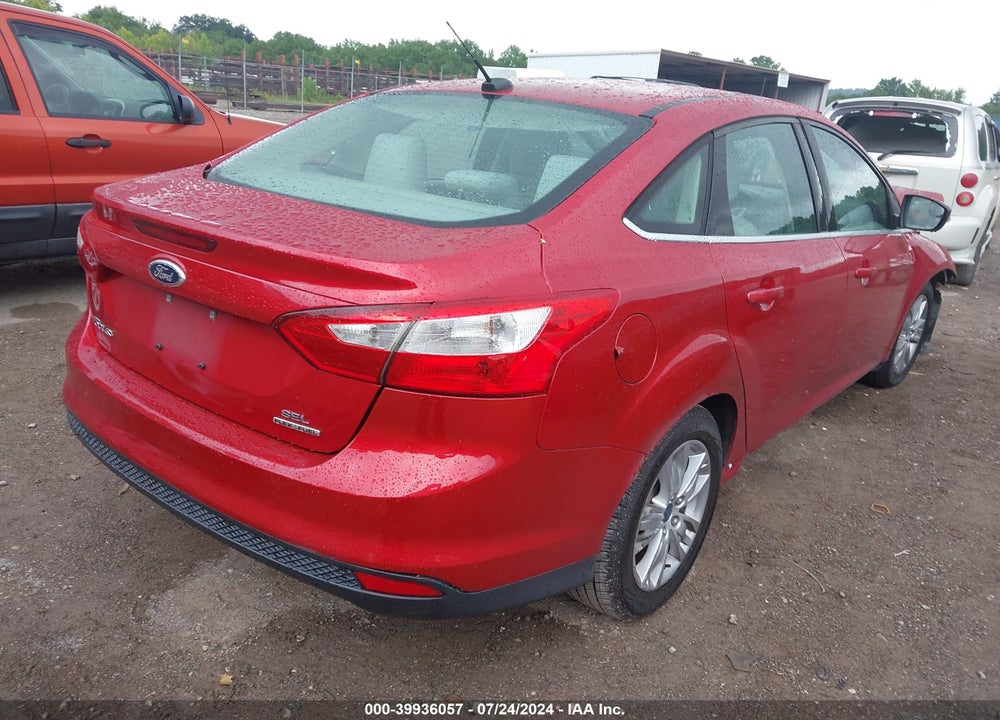 2012 FORD FOCUS SEL VIN: 1FAHP3H26CL463016
