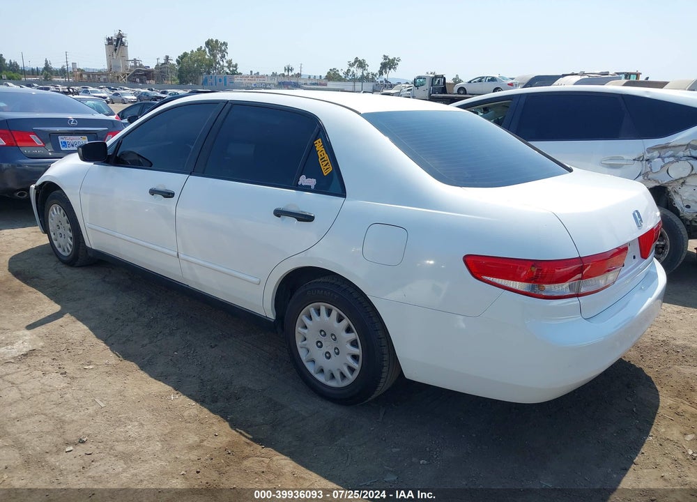 2004 HONDA ACCORD 2.4 DX VIN: 1HGCM56124A139739