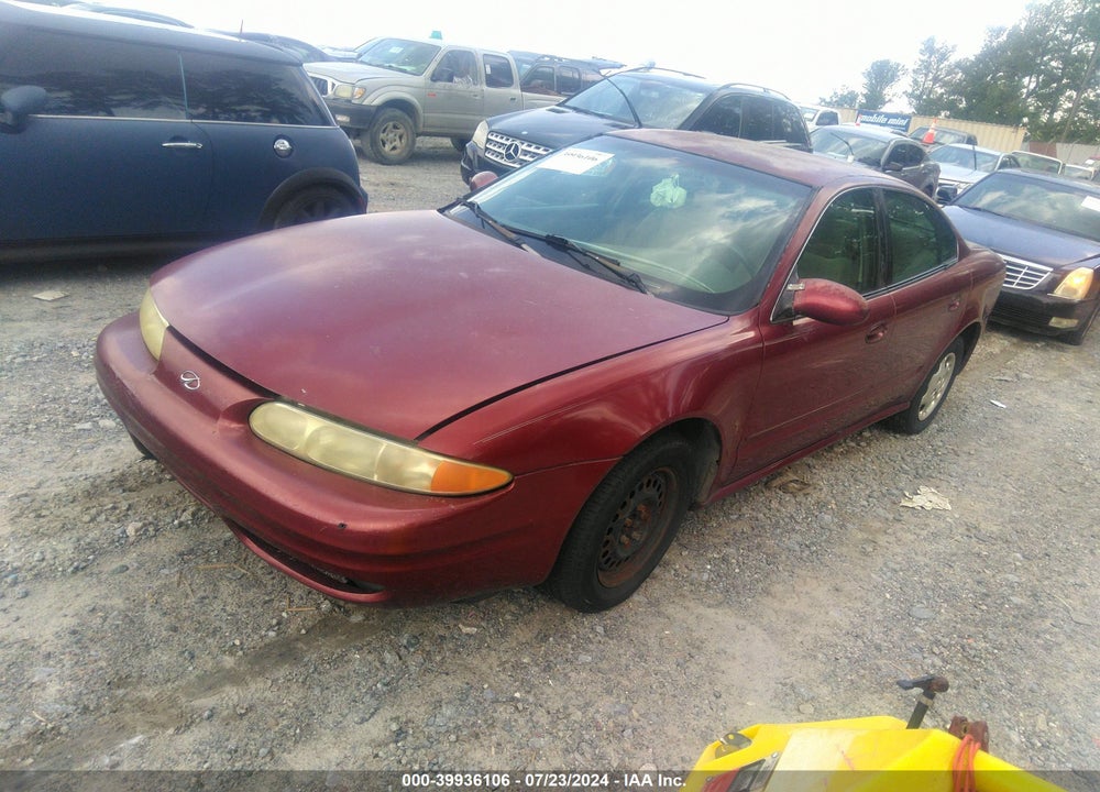 2000 OLDSMOBILE ALERO GL2 VIN: 1G3NL52T2YC355747