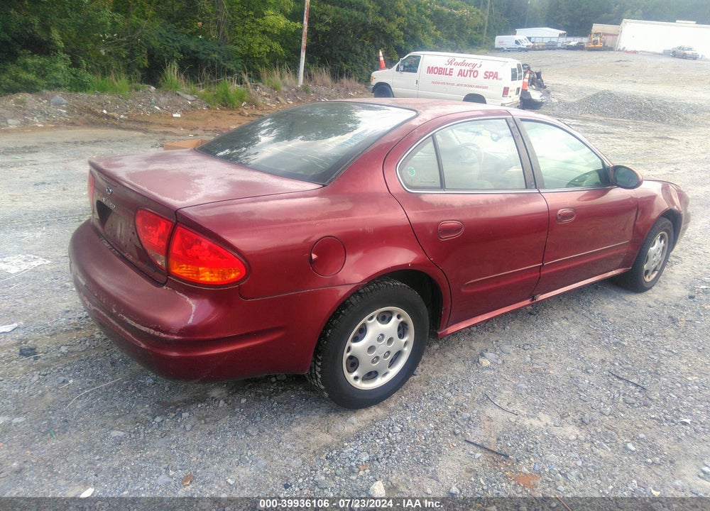 2000 OLDSMOBILE ALERO GL2 VIN: 1G3NL52T2YC355747