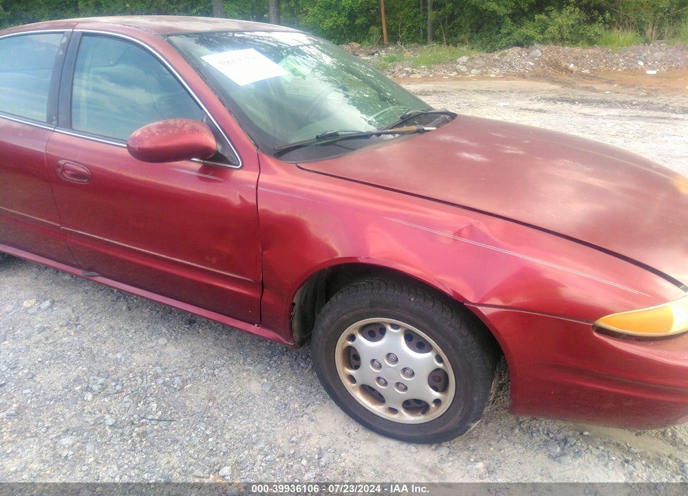 2000 OLDSMOBILE ALERO GL2 VIN: 1G3NL52T2YC355747