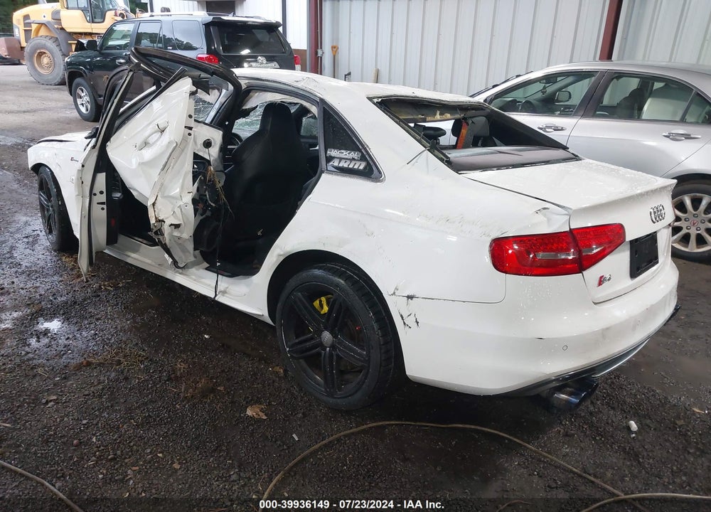 2015 AUDI S4 3.0T PREMIUM PLUS VIN: WAUBGAFL9FA007766