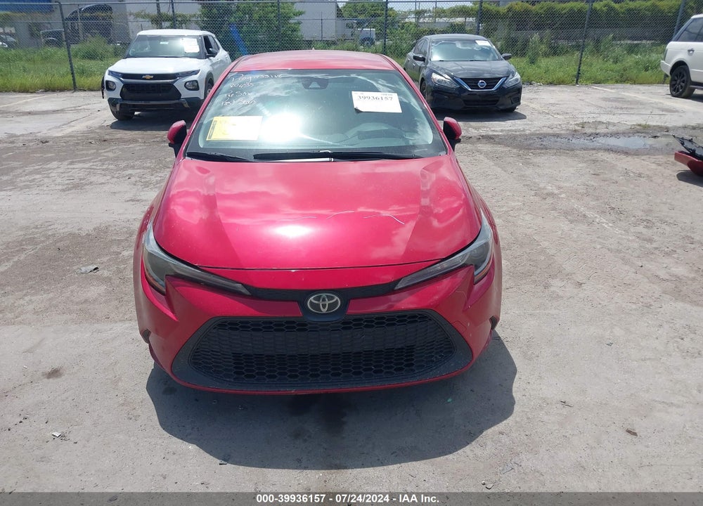 2020 TOYOTA COROLLA LE VIN: JTDEPRAE0LJ017069