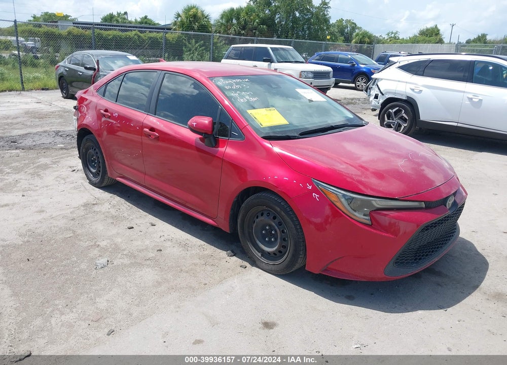 2020 TOYOTA COROLLA LE VIN: JTDEPRAE0LJ017069