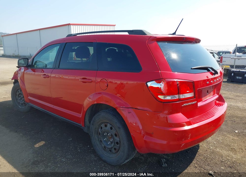 2014 DODGE JOURNEY SE VIN: 3C4PDCAB1ET268621