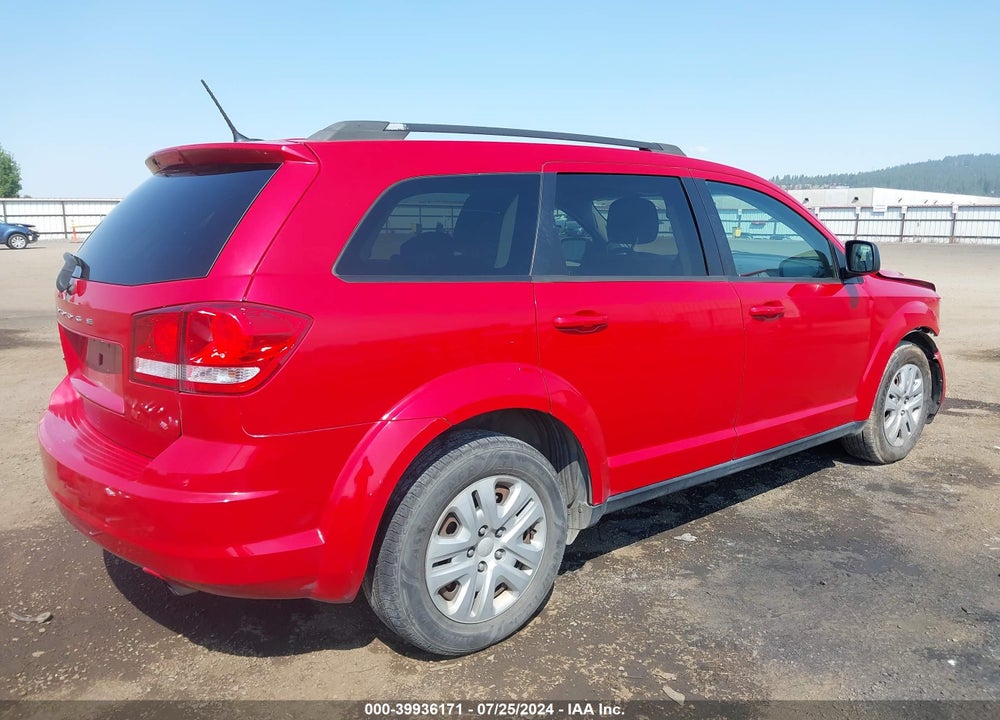 2014 DODGE JOURNEY SE VIN: 3C4PDCAB1ET268621
