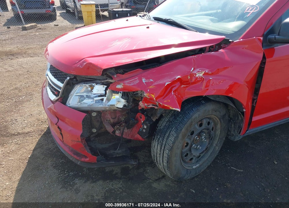 2014 DODGE JOURNEY SE VIN: 3C4PDCAB1ET268621