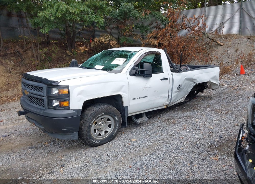 2014 CHEVROLET SILVERADO 1500 WORK TRUCK 1WT VIN: 1GCNCPEH4EZ331607