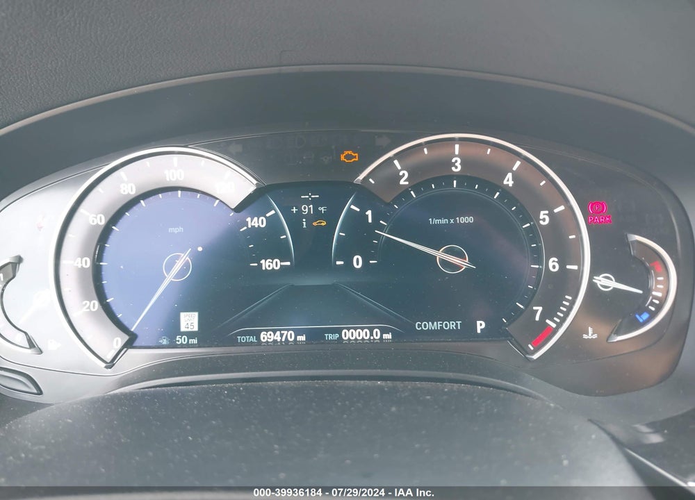 2019 BMW 540I XDRIVE VIN: WBAJE7C52KWW08279