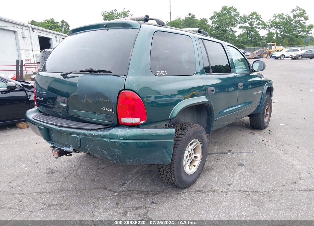 2000 DODGE DURANGO VIN: 1B4HS28N2YF248037