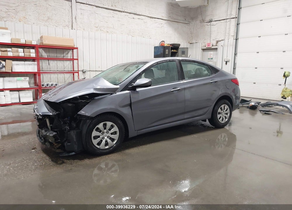 2017 HYUNDAI ACCENT SE VIN: KMHCT4AE9HU293189