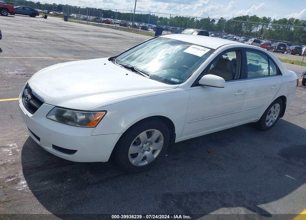 2008 HYUNDAI SONATA GLS VIN: 5NPET46C68H310741