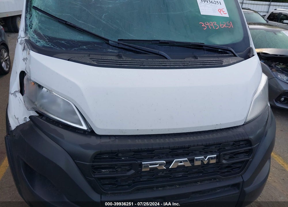 2024 RAM PROMASTER 2500 TRADESMAN HIGH ROOF 159 WB W/PASS SEAT VIN: 3C6LRVDG2RE119767