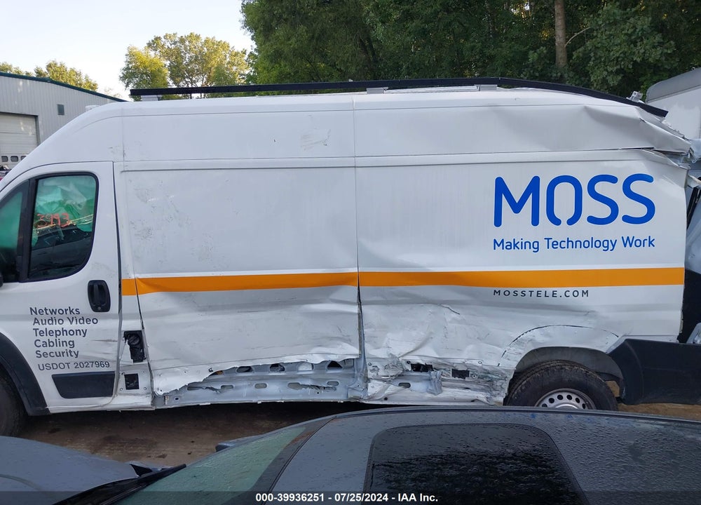 2024 RAM PROMASTER 2500 TRADESMAN HIGH ROOF 159 WB W/PASS SEAT VIN: 3C6LRVDG2RE119767