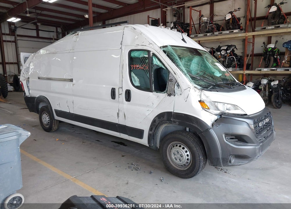 2024 RAM PROMASTER 2500 TRADESMAN HIGH ROOF 159 WB W/PASS SEAT VIN: 3C6LRVDG2RE119767