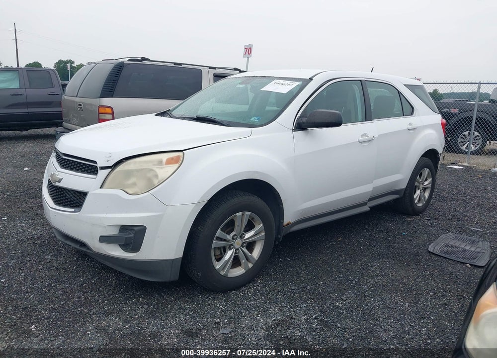 2010 CHEVROLET EQUINOX LS VIN: 2CNALBEW7A6377272