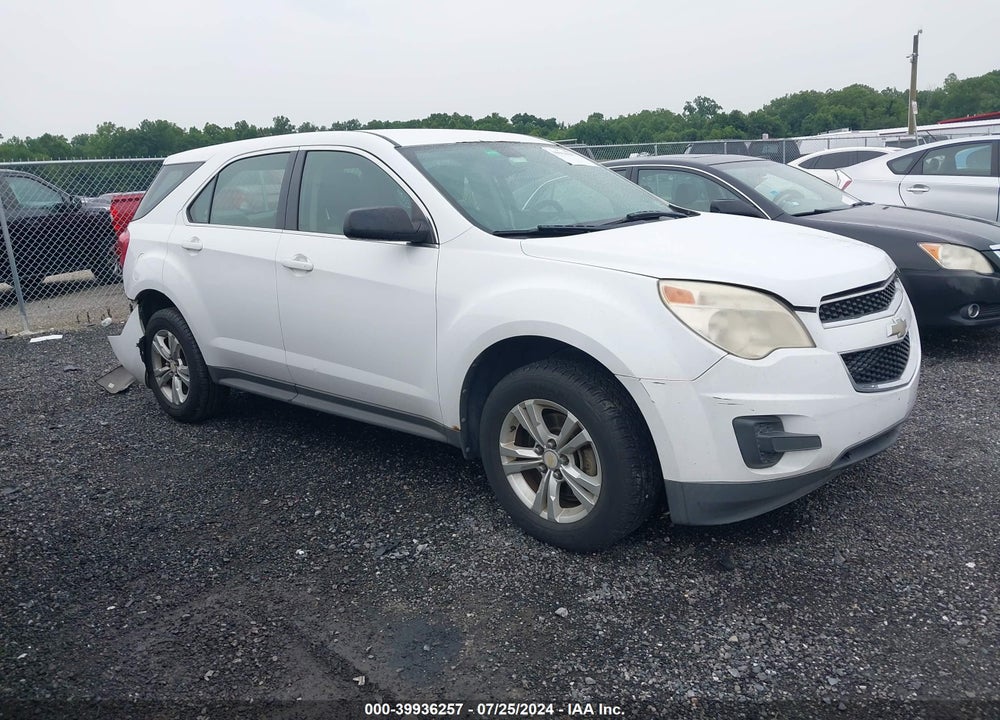 2010 CHEVROLET EQUINOX LS VIN: 2CNALBEW7A6377272