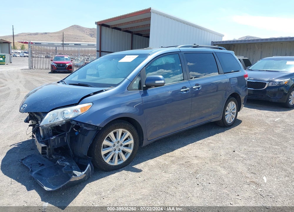 2013 TOYOTA SIENNA LIMITED 7 PASSENGER VIN: 5TDDK3DC0DS060865