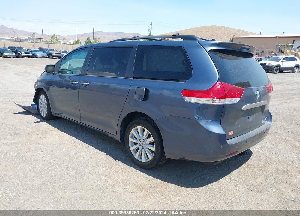 2013 TOYOTA SIENNA LIMITED 7 PASSENGER VIN: 5TDDK3DC0DS060865