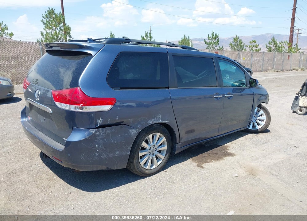 2013 TOYOTA SIENNA LIMITED 7 PASSENGER VIN: 5TDDK3DC0DS060865