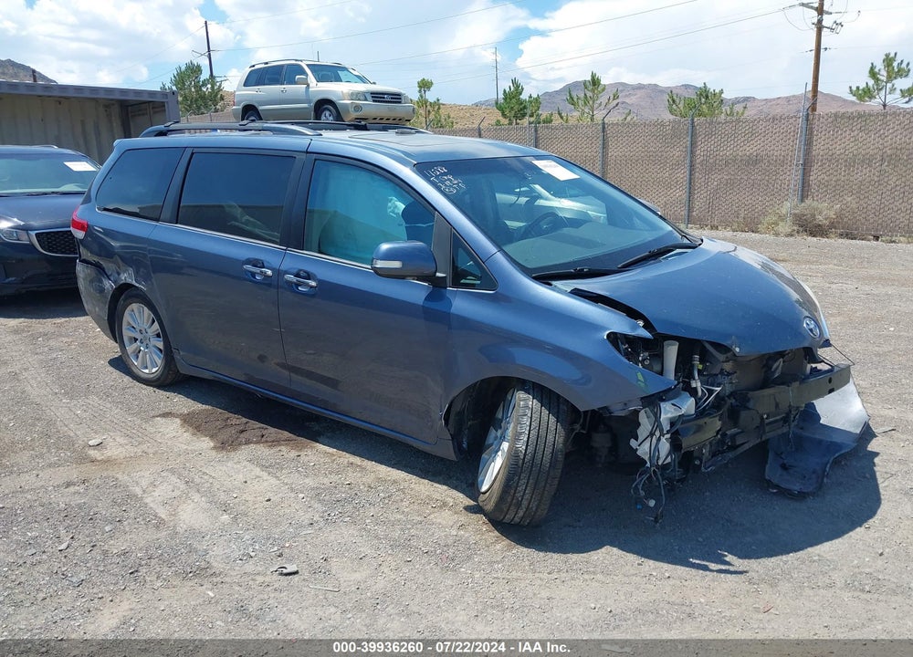 2013 TOYOTA SIENNA LIMITED 7 PASSENGER VIN: 5TDDK3DC0DS060865