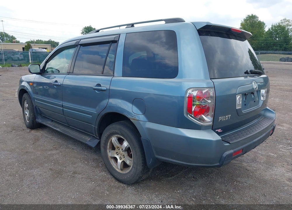 2007 HONDA PILOT EX-L VIN: 2HKYF18527H525100