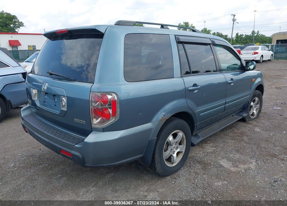 2007 HONDA PILOT EX-L VIN: 2HKYF18527H525100