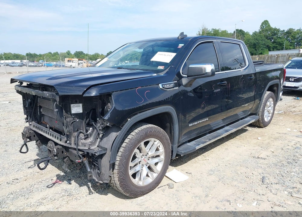 2020 GMC SIERRA 1500 4WD SHORT BOX SLE VIN: 3GTU9BED9LG206870