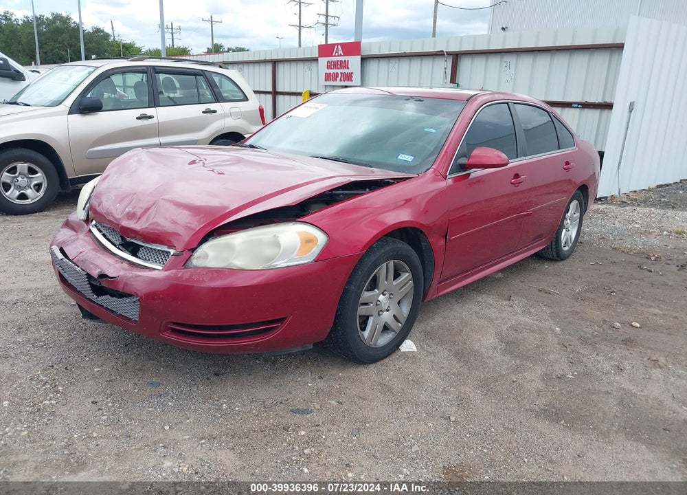 2013 CHEVROLET IMPALA LT VIN: 2G1WG5E34D1101955