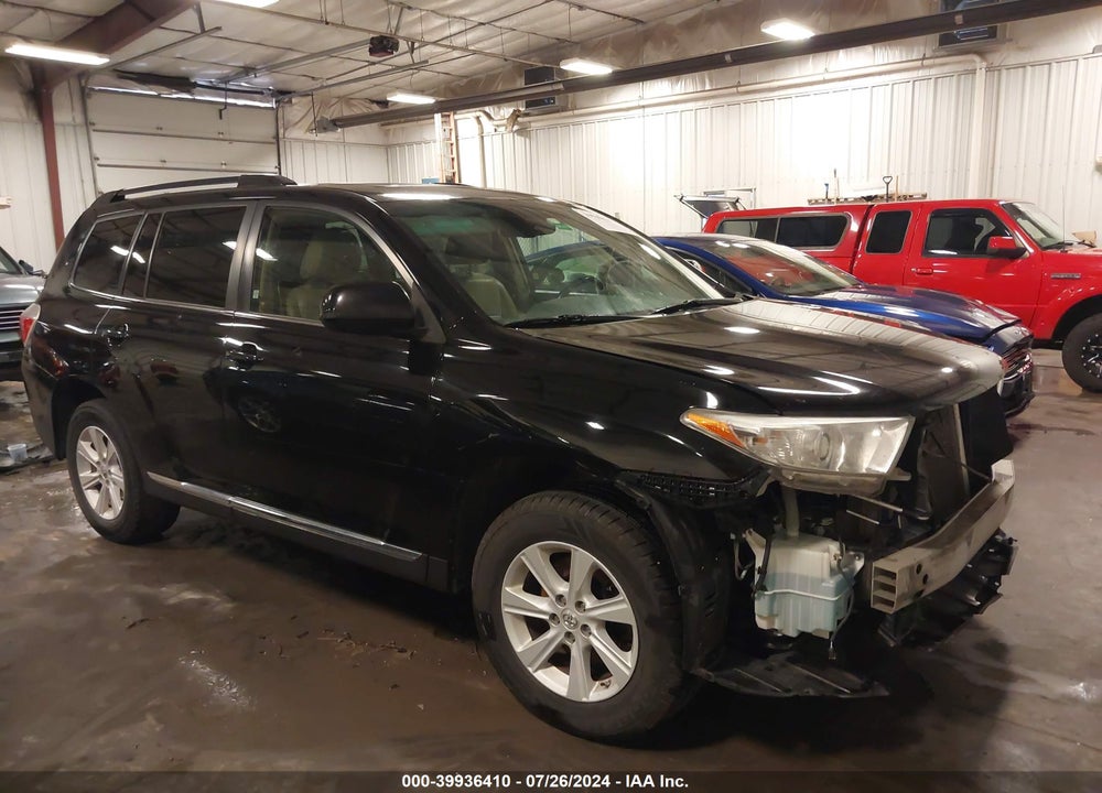 2012 TOYOTA HIGHLANDER SE V6 VIN: 5TDBK3EH7CS138266