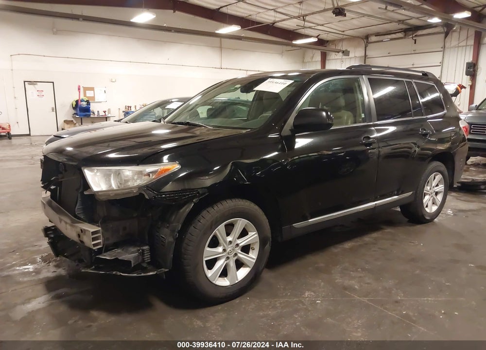2012 TOYOTA HIGHLANDER SE V6 VIN: 5TDBK3EH7CS138266