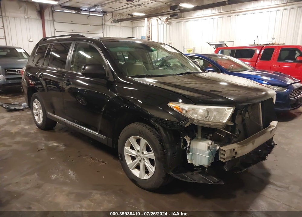 2012 TOYOTA HIGHLANDER SE V6 VIN: 5TDBK3EH7CS138266