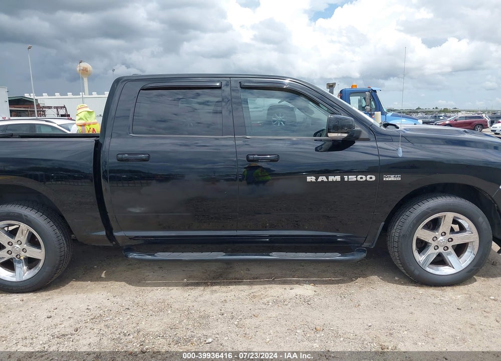 2012 RAM 1500 SPORT VIN: 1C6RD7MT1CS315639